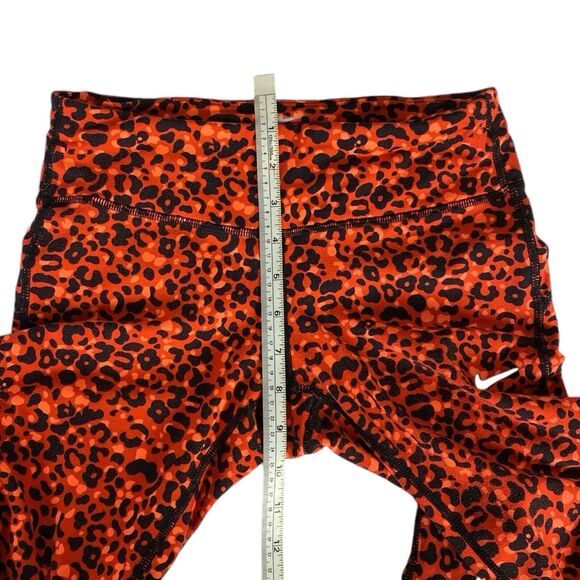 Nike Dri Fit Lotus Epic Run Crop Leggings  Leopard Women's X- Small 270 - Picture 8 of 9